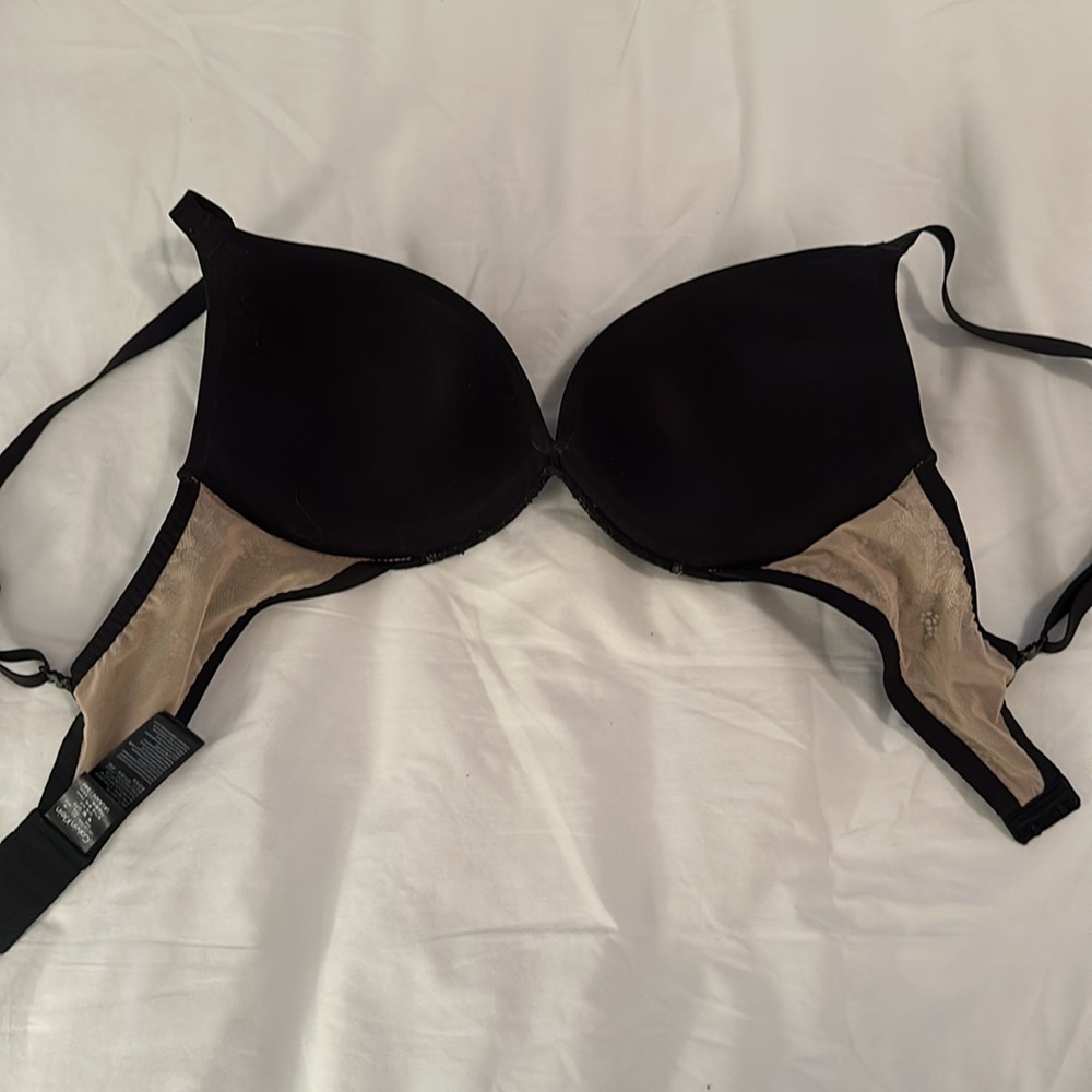 Calvin Klein QF1941 Black Obsess Push Up Bra Black - Picture 5 of 6